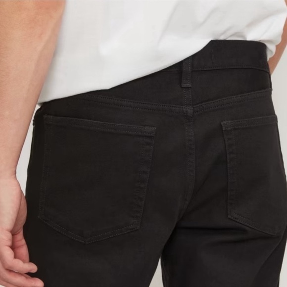 NEW EVERLANE The Slim 4-Way Stretch Organic Jean | Uniform in Black Size 30 x 28 - Picture 4 of 8